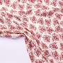 Плательно-блузочный хлопок Розово-малиновые цветочки ромбиком 53578