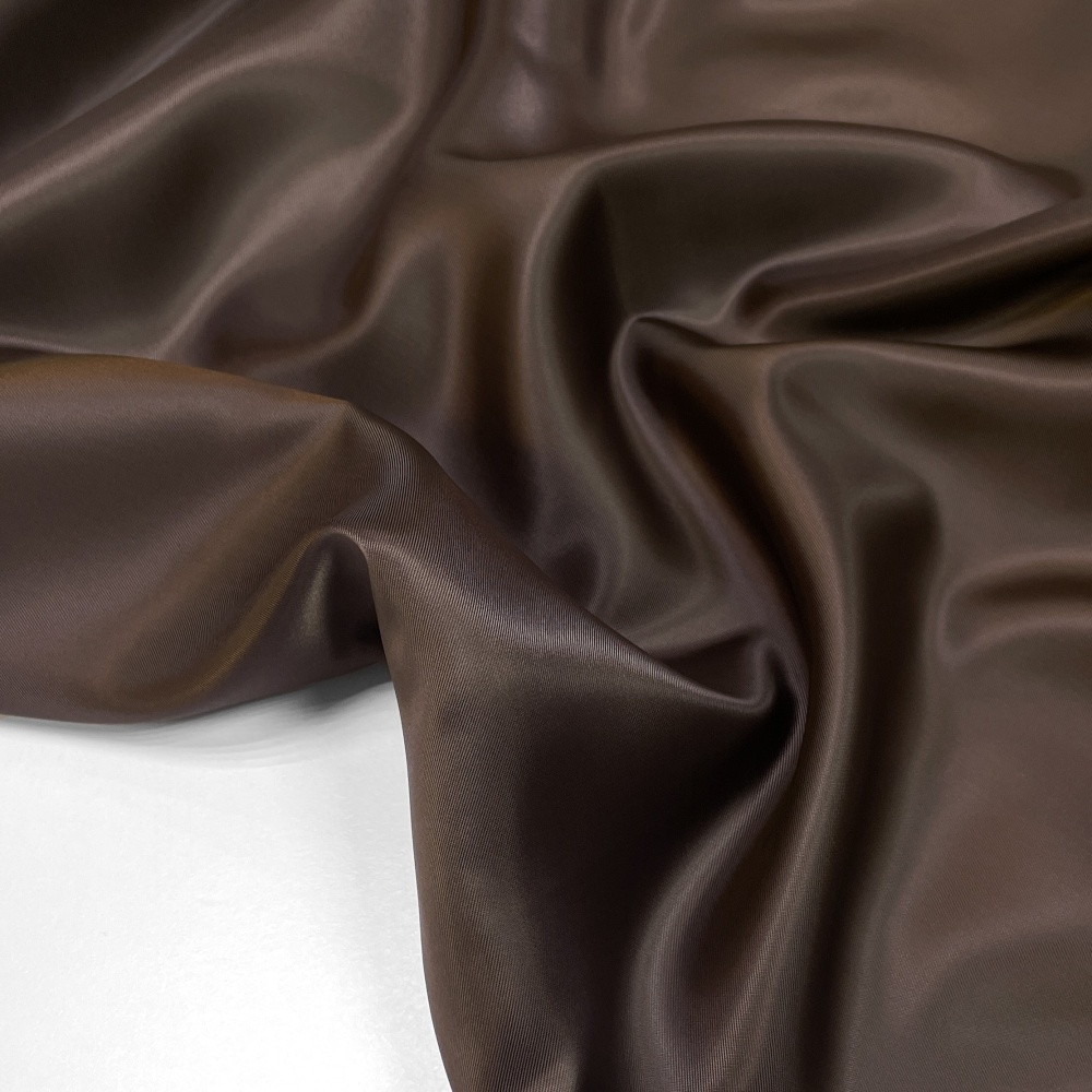 Подкладочная ткань Тёмно-коричневый 51392