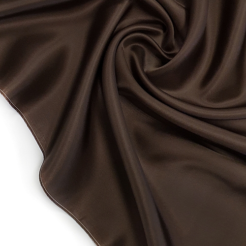 Подкладочная ткань тёмно-коричневая 21313